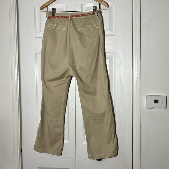 The GREAT. Tan Pant With Braided Belt 27 - Picture 6 of 10